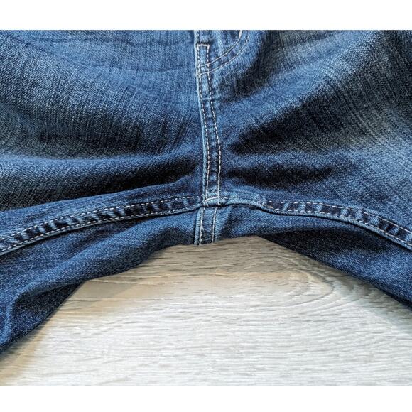 Calvin Klein Jeans Blue Denim High Rise Skinny Stretch Distressed Size 6 EUC - Picture 8 of 11